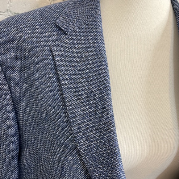 JOSEPH ABBOUD LINEN COTTON BLEND MENS BLAZER - Picture 2 of 13